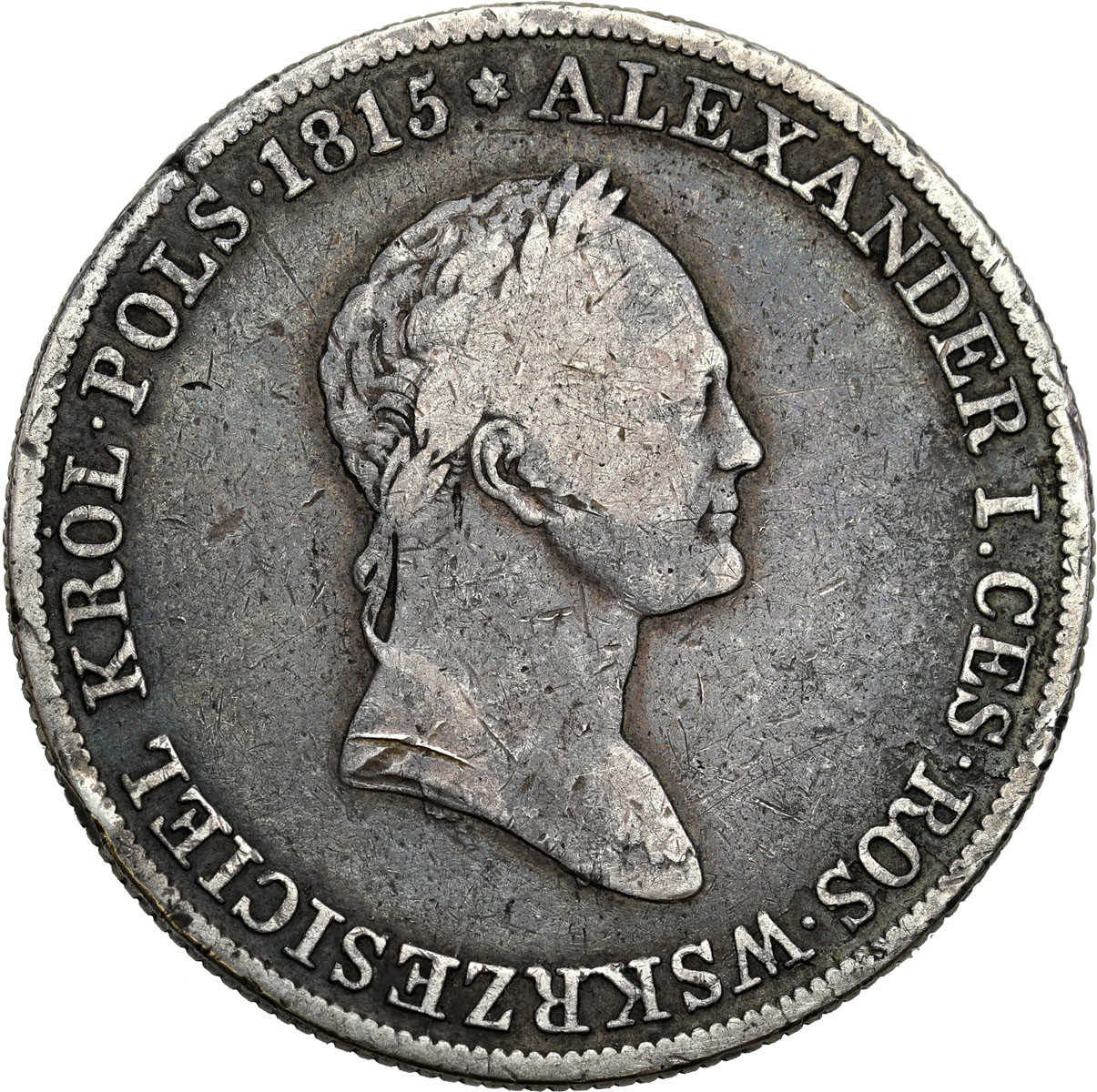 Królestwo Polskie / Rosja. Mikołaj I. 5 złotych 1831 KG Warszawa